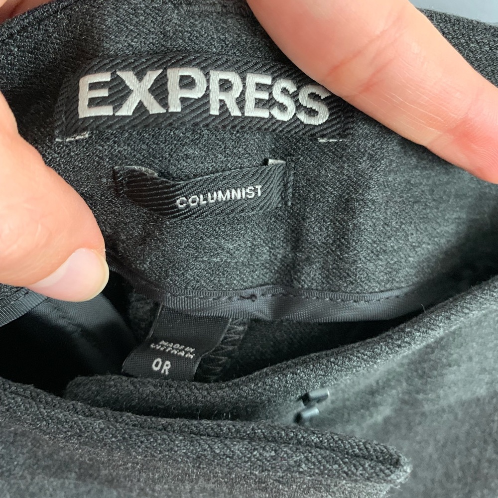 Grey Express Mid Rise Barely Boot Columnist Pants - image 5